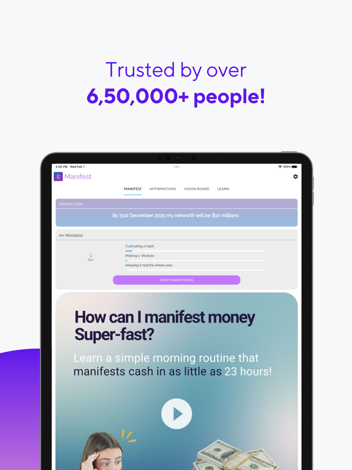Law of Attraction Manifest App