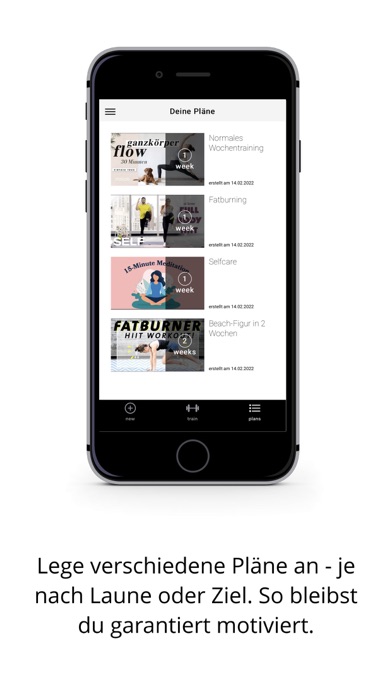 Video-Fitness-Planner light Screenshot