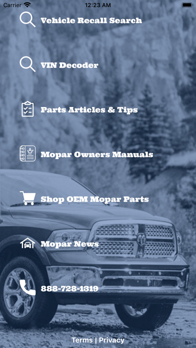 Mopar Parts Corp Screenshot