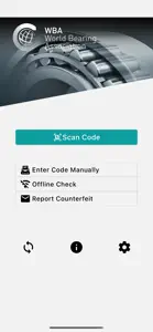 WBA Bearing Authenticator 2.0 screenshot #1 for iPhone