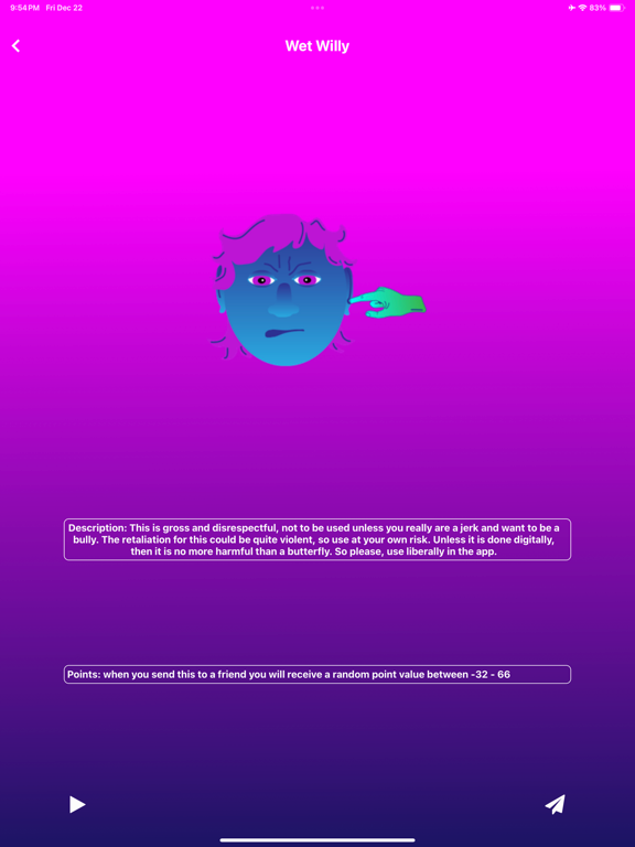 Fish Slap App iPad screenshot 1 - Social Networking app