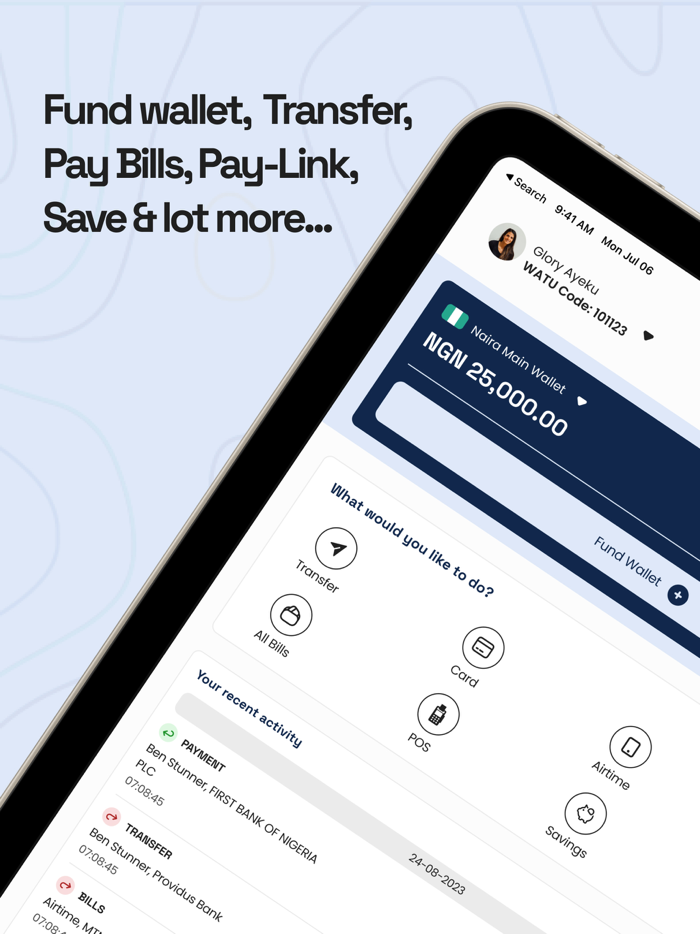 WATU Multipurpose Fintech App