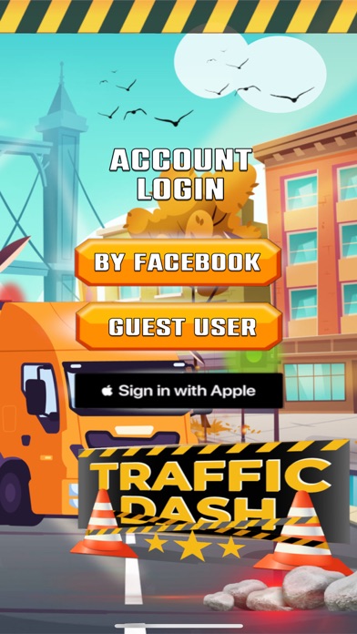 Traffic Dash Car Dodge Game Screenshot