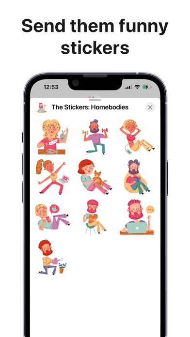 the stickers homebodies Screenshot