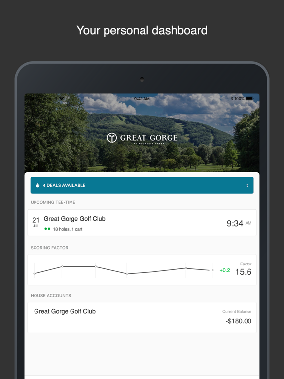 Great Gorge Golf Club iPad screenshot 2 - Sports app
