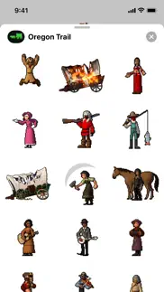 the oregon trail: sticker pack iphone screenshot 2