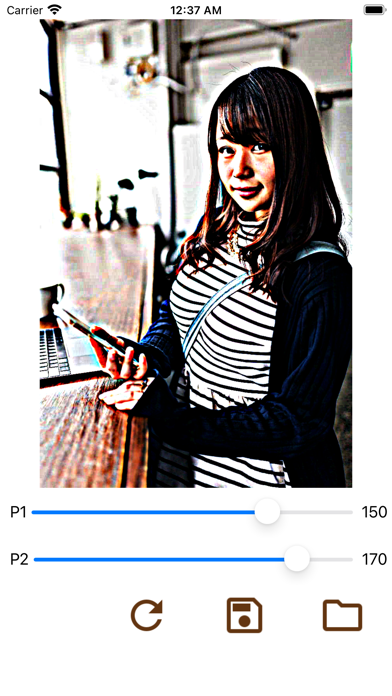 Photo Contrast Adjustment Screenshot
