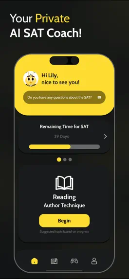 Game screenshot BeeReady: AI SAT Coach apk