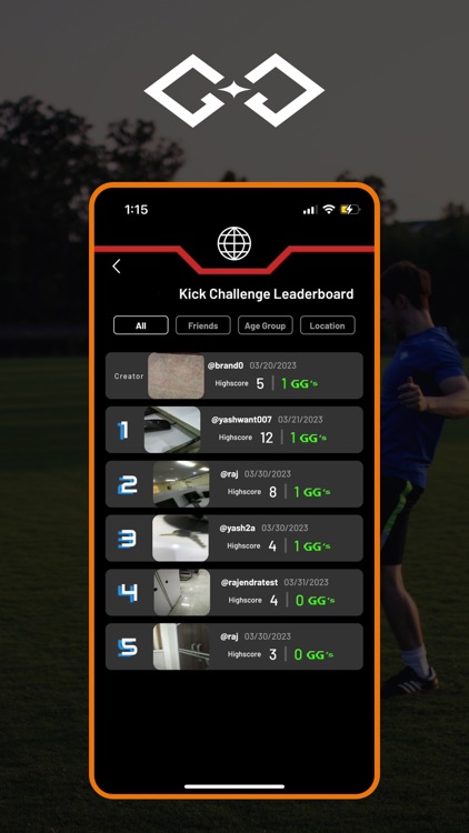 GotGame - The Challenge App