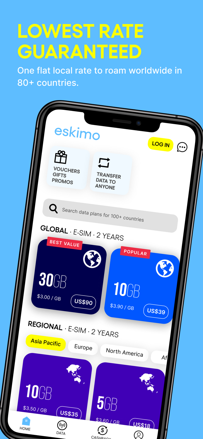Eskimo eSIM Global Data