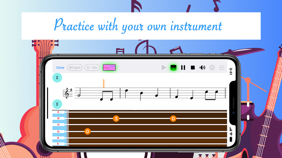 #2. Easy Note: learn music notes (iOS) 由: TRAN PHUONG