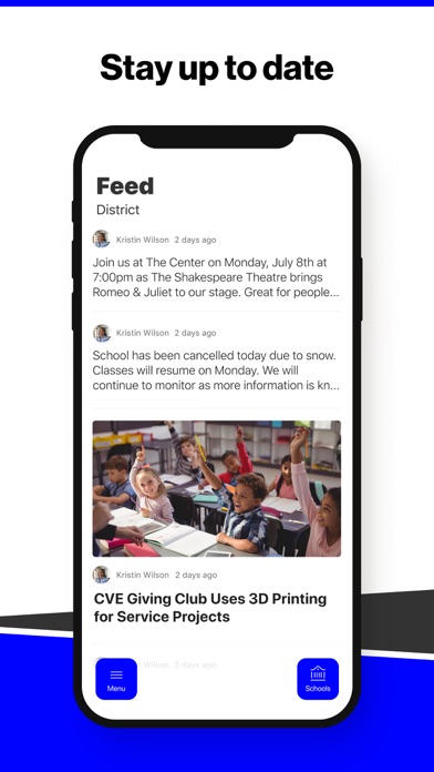 Calais School Department Screenshot