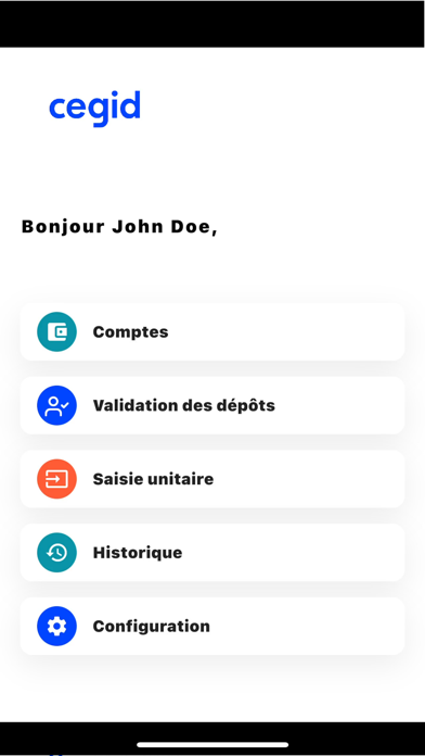 Screenshot #2 pour Cegid Relations Bancaires