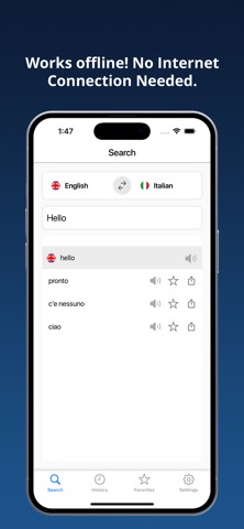 English Italian Dictionary+のおすすめ画像1