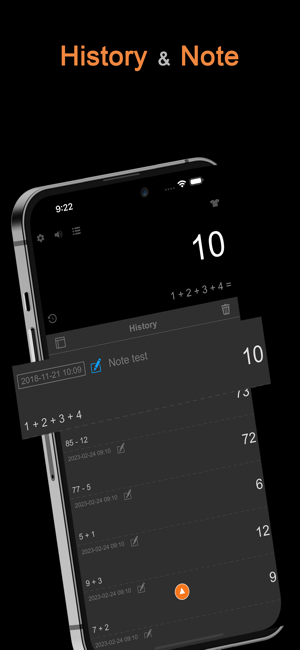 ‎DayCalc Pro - ภาพหน้าจอเครื่องคิดเลขโน้ต