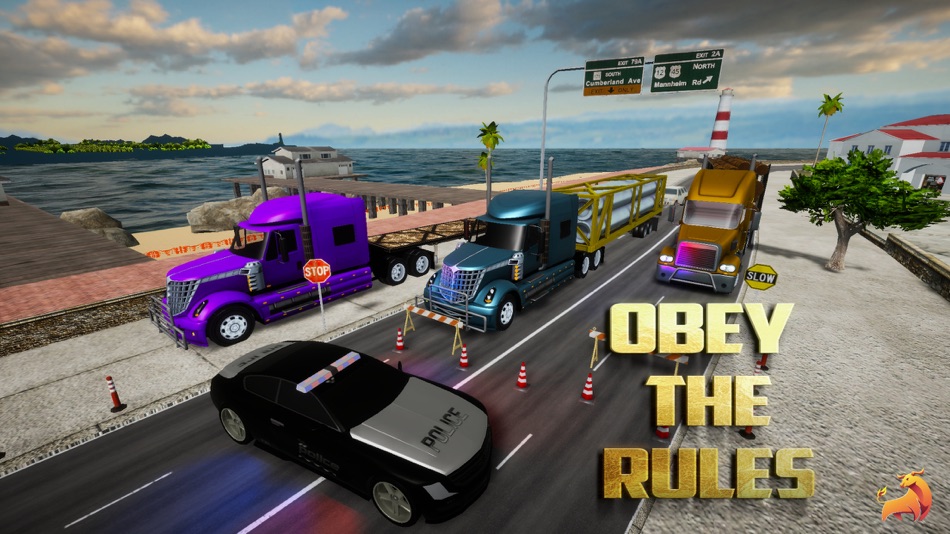 #2. Highway Truck Simulator Game (iOS) Podle: Voyant Games