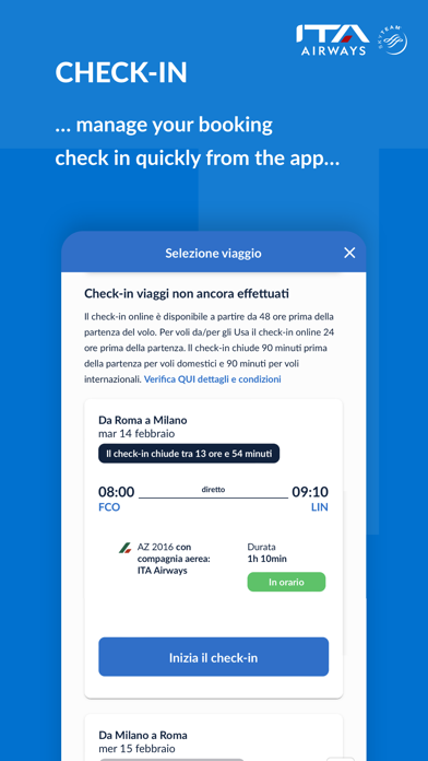 ITA Airways App screenshot