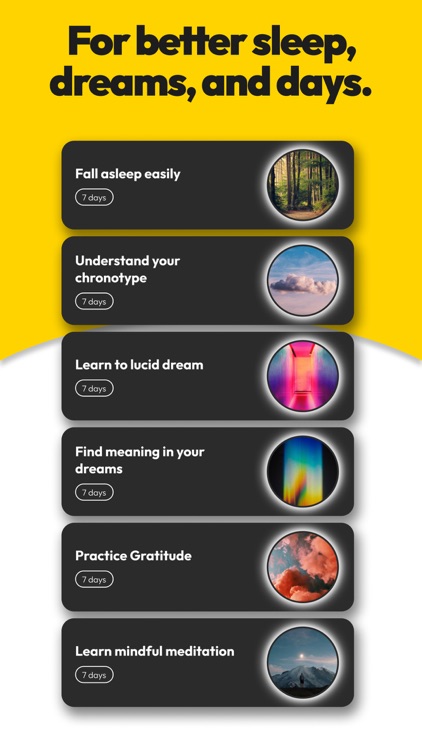 DreamWell: Daily Routines