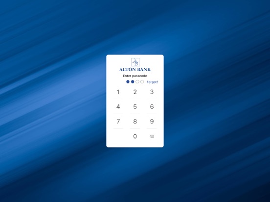 Alton Bank Mobile iPad screenshot 2 - Finance app