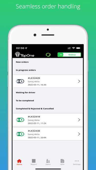 Restaurant TapOne Screenshot