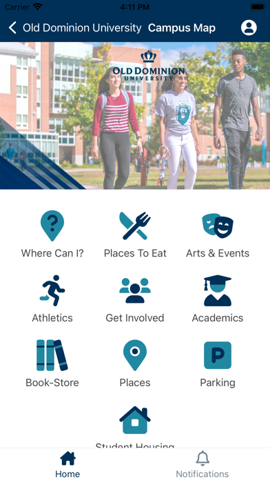 Old Dominion University Mobile Screenshot