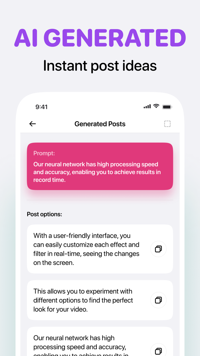 AIdeas Super Post Assistant