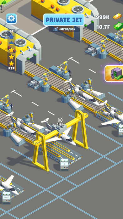 Rogue Runways: Idle Jet Tycoon Screenshot
