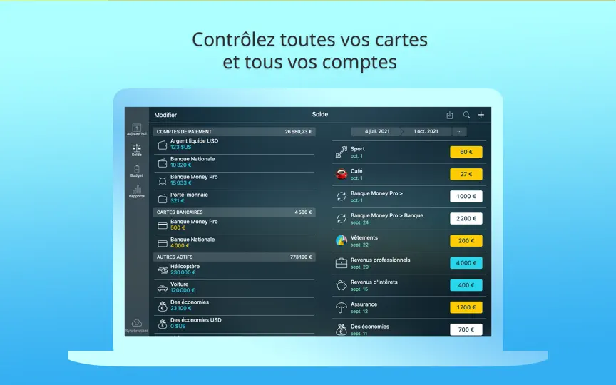 Capture d'écran de Money Pro: Personal Finance sur iPhone 2