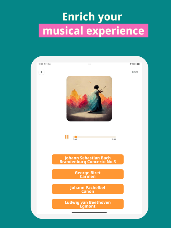 Virtuoso: Classical Music Quiz iPad screenshot 4 - Education app