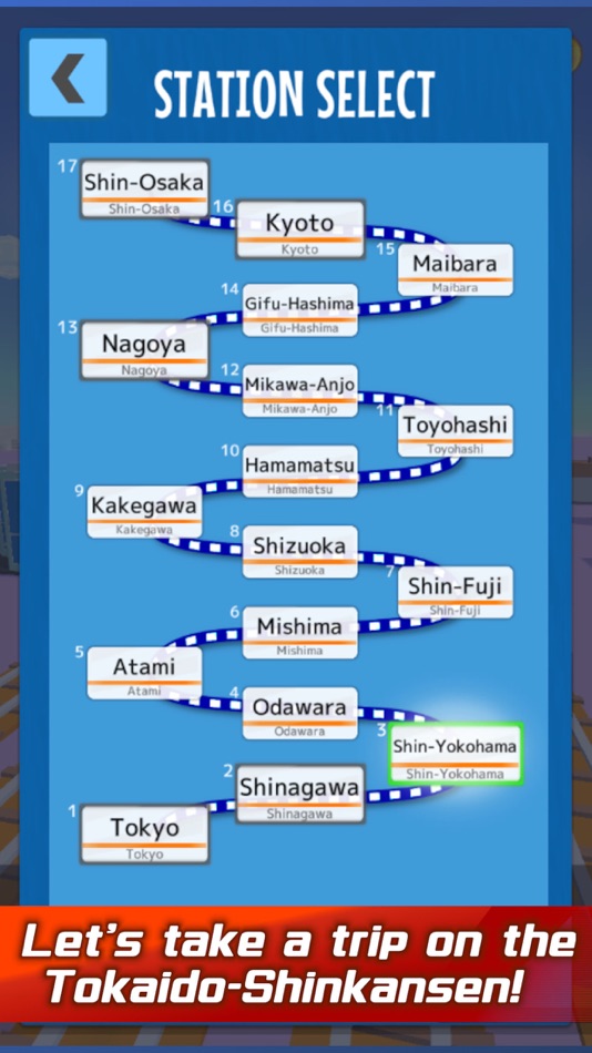 #5. Super Train Run -Shinkansen- (iOS) By: Ayumi Miyazaki