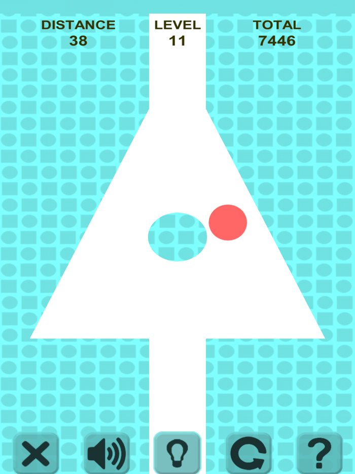 Tap and turn on the zigzag line