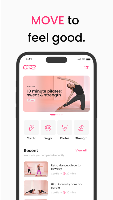 MOVE: Women’s home fitness Screenshot