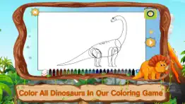 dinosaur coloring pages puzzle iphone screenshot 1