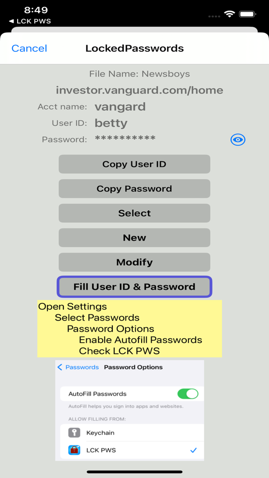 #8. LockedPasswords (iOS) 由: Bradley Long