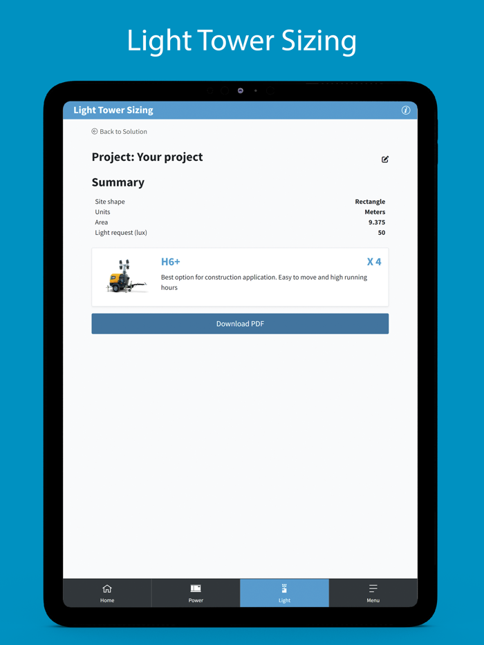 Light the Power Calculator