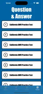 CA DMV Permit Test 2023 screenshot #6 for iPhone