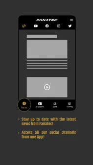 Fanatec App iphone bilder 1