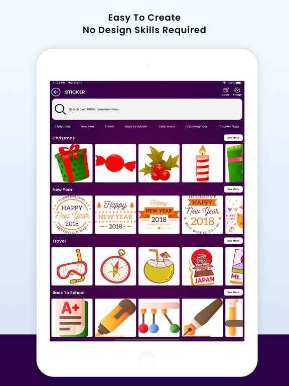 Fiesta Poster Flyer Maker 2022 iPad screenshot 5 - Graphics & Design app