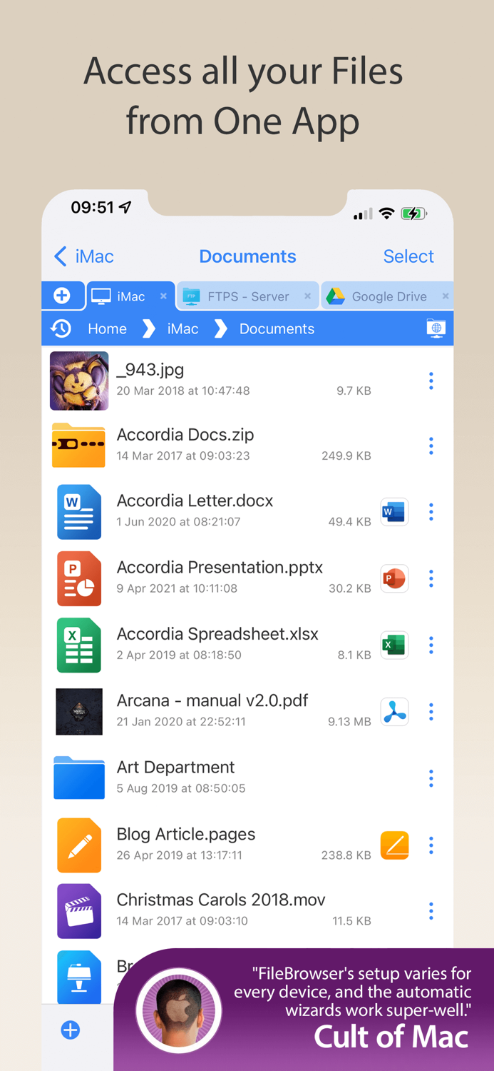 FileBrowser Documents Manager