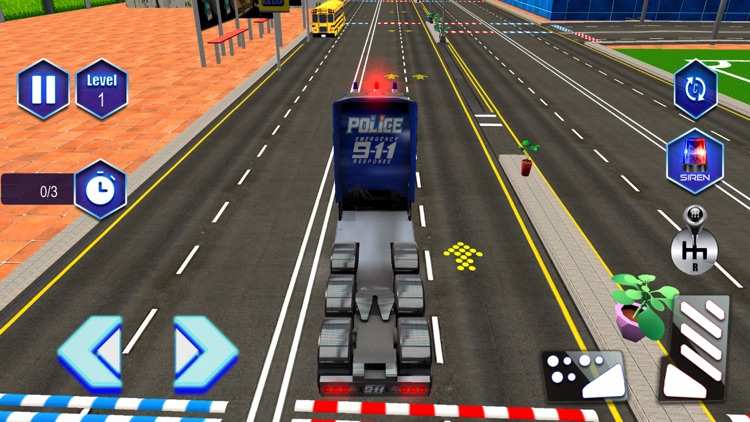 US Police Truck Simulator Game