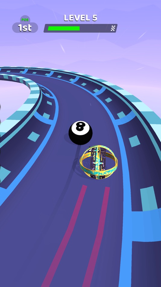 #4. Flying Balls 3D (iOS) 来自: Lovekumar Sinh