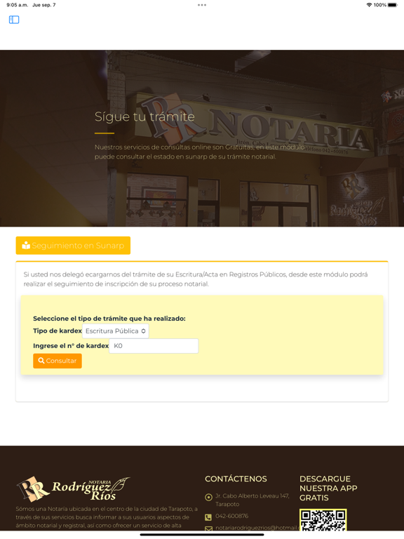 Screenshot #6 pour Notaría Rodríguez Ríos