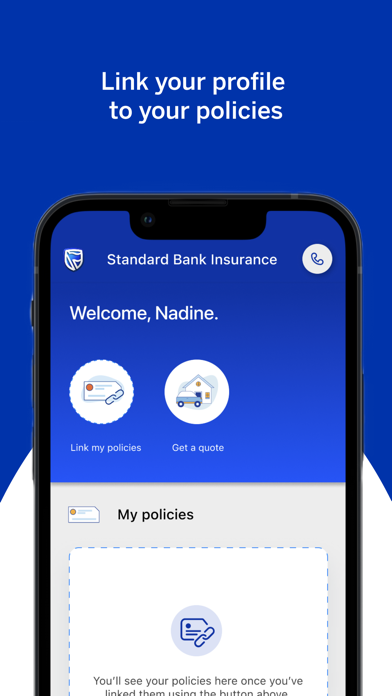 Standard Bank Insurance Screenshot