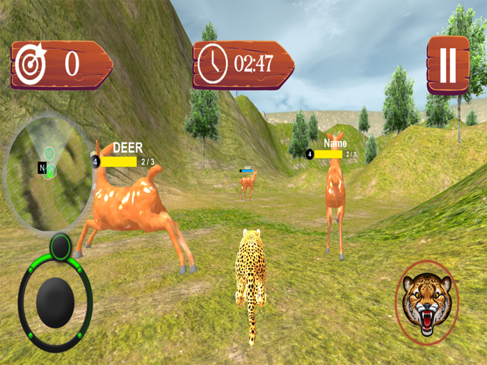 Wild Cheetah AttackChase Game