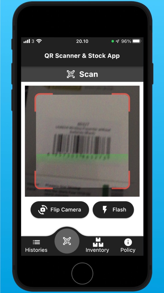 #5. QR Scanner & Stock App (iOS) 由: Doni Wahyu Isprananda
