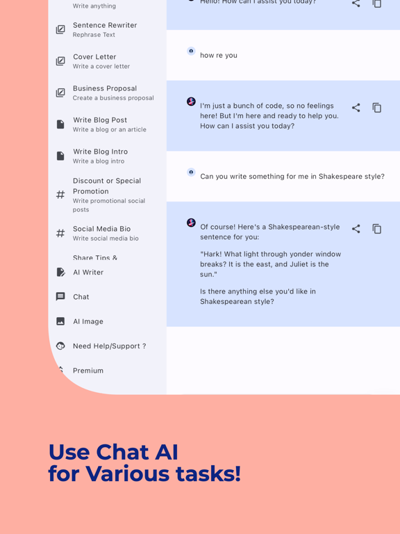 AI Writer & Chat Generative AIのおすすめ画像3
