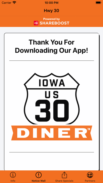 Hwy 30 Diner Screenshot