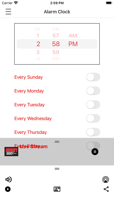 ESPN Radio Fairbanks. Screenshot