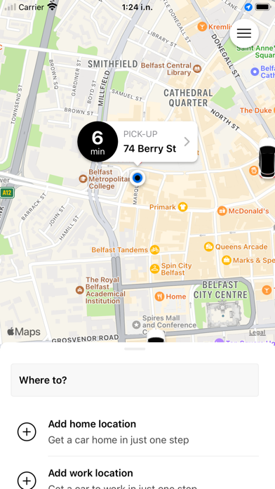 fonaCAB Belfast Screenshot 2 - AppWisp.com fonaCAB Belfast Screenshot 2 - AppWisp.com