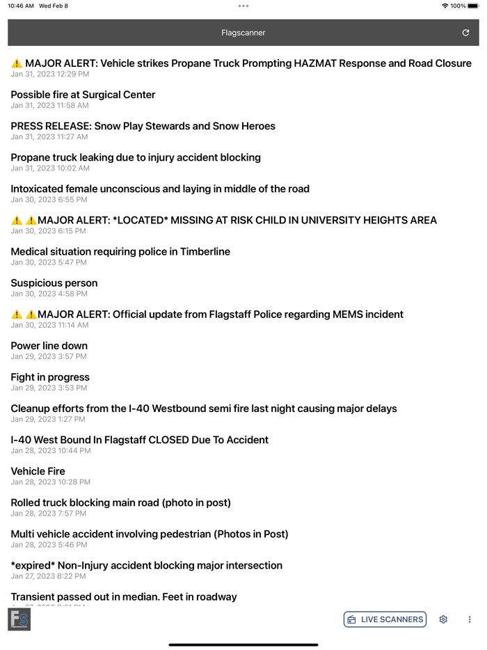 Flag Scanner Flagstaff News